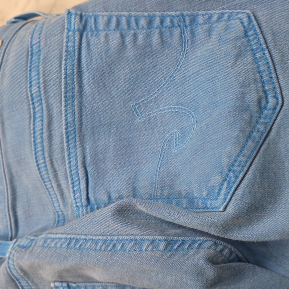 Adriano Goldschmied Jeans In A Pretty Bright Blue. The Stevie Ankle. - Picture 12 of 12